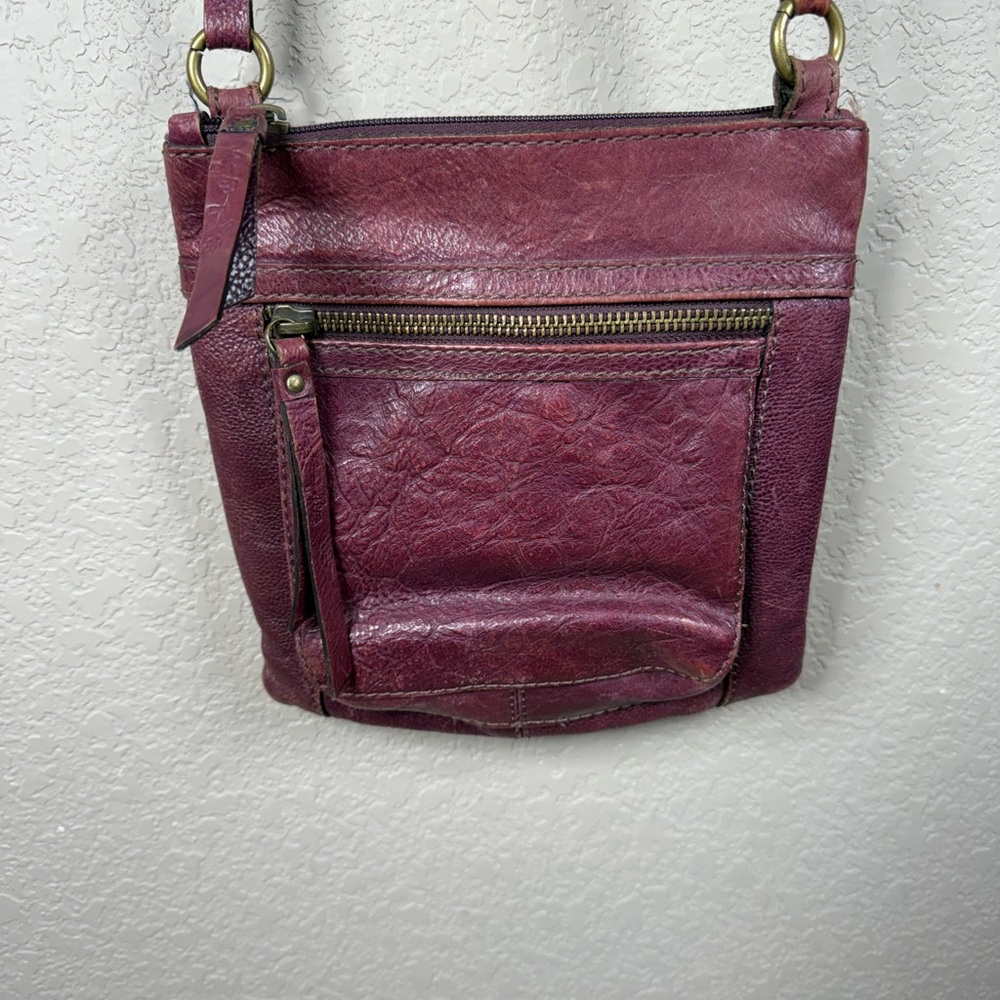 Purple Leather Fossil‎ Bag
